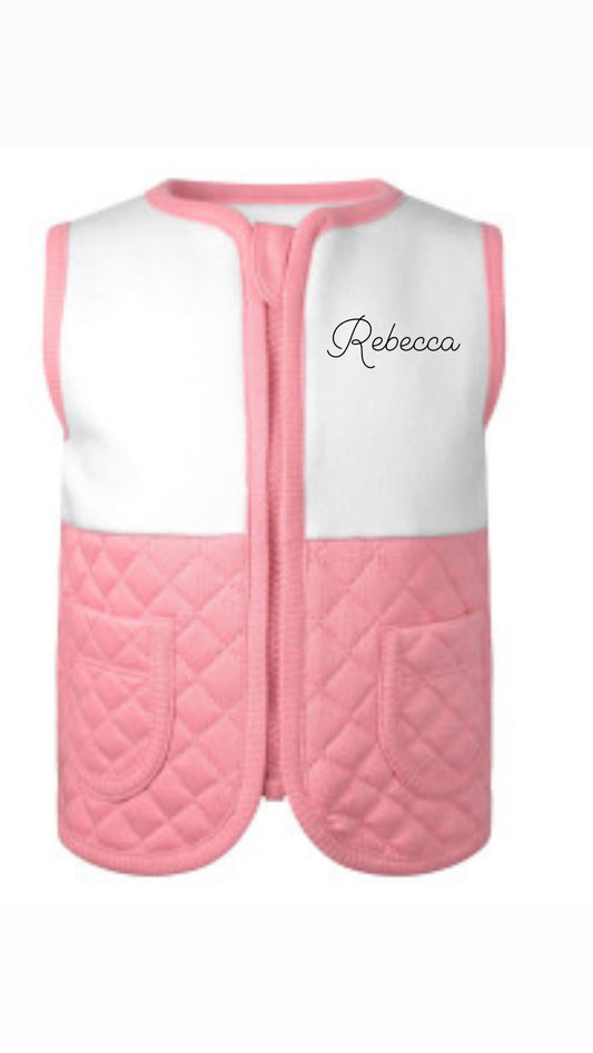 Personalised Quilted Gilet