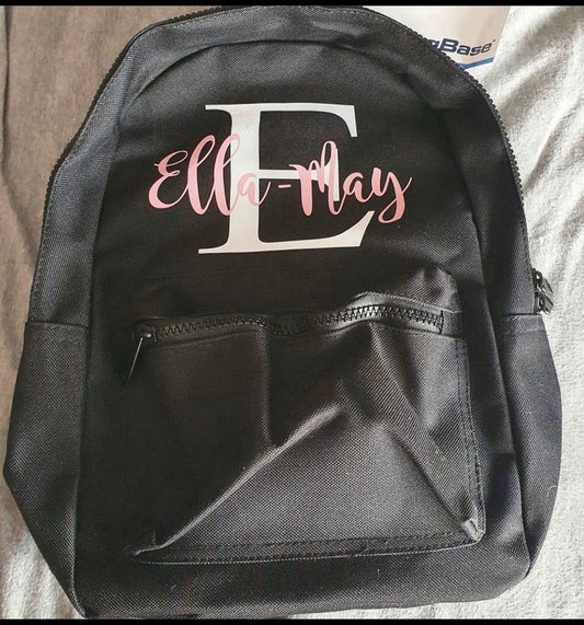 Personalised backpack