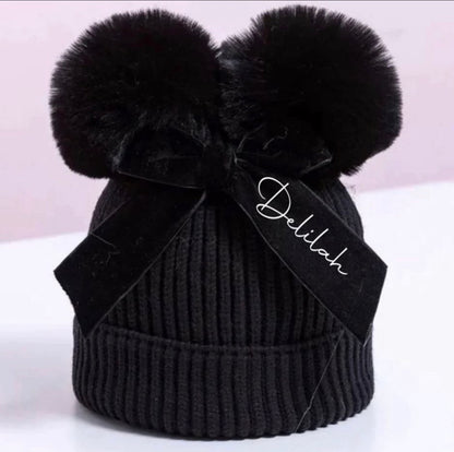 Personalised Pom Pom hat