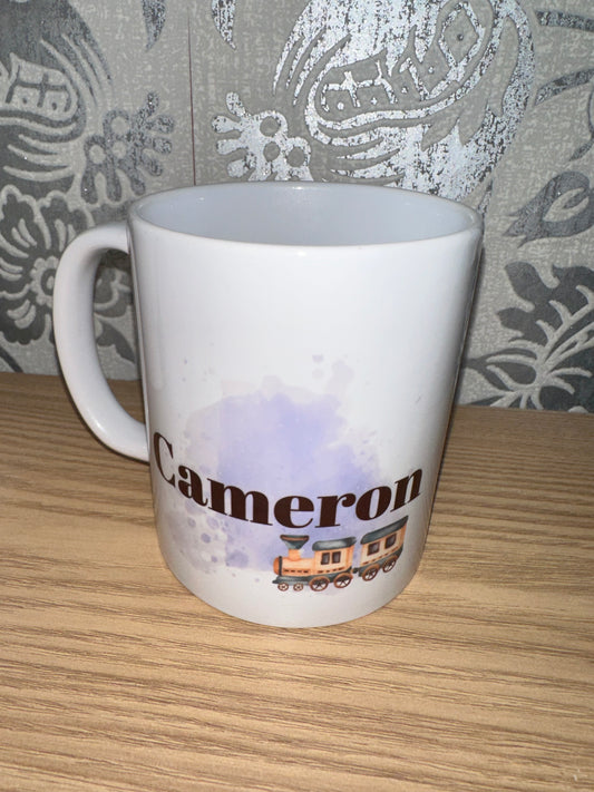 Personalised Train mug