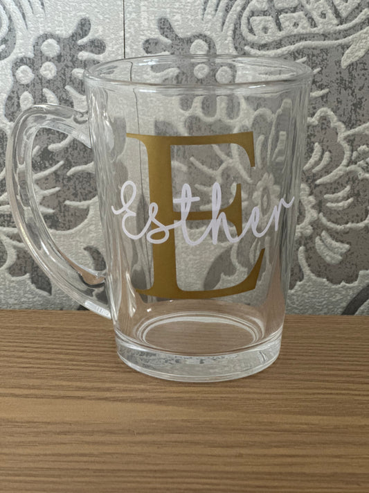 Glass mug