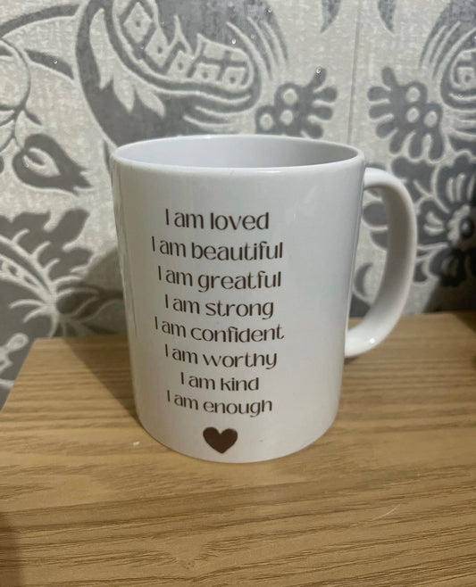 I am loved mug